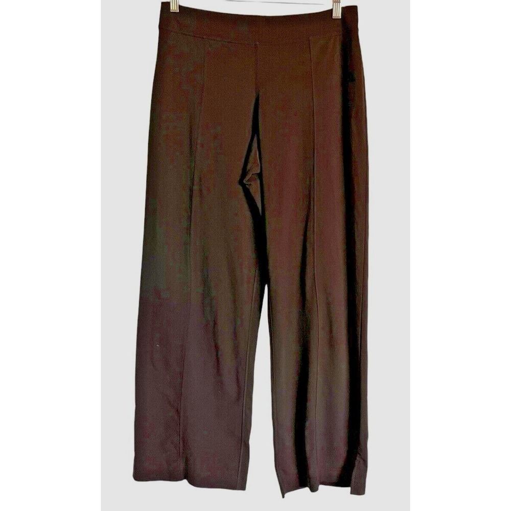 Adidas Womens Wide Leg Pintuck Athletic Pants Athleisure Yoga Lounge Minimalist